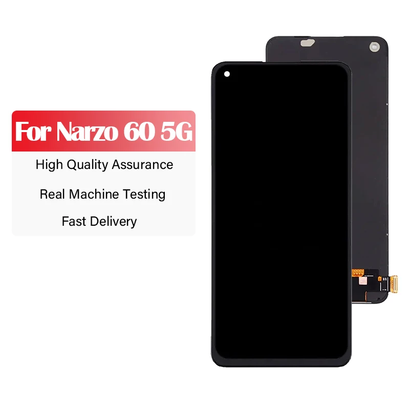 OLED LCD for 6.43 inches OPPO Realme Narzo 60 5G RMX3750 LCD Touch Screen Digitizer Assembly with Repair Tool and Glue For Reno8