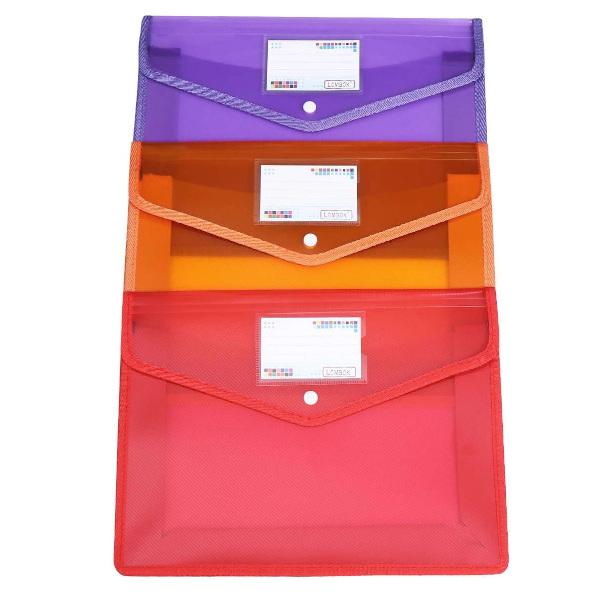 

3 Pcs Maroon Folders Waterproof File Bag Documents Carrier Container Pvc Office Organizer