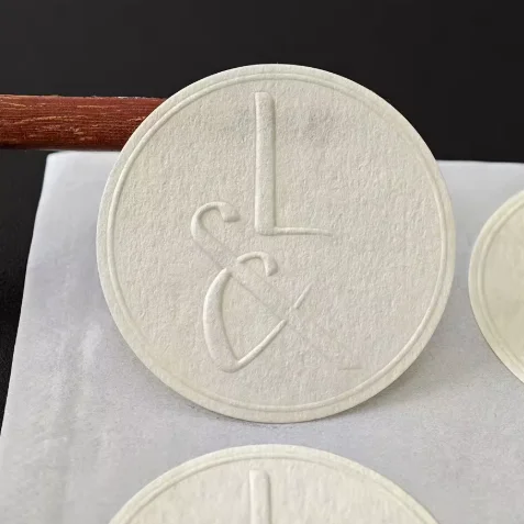 Customized printing brand 3D logo luxury packaging label candle jar self-adhesive texture paper sticker