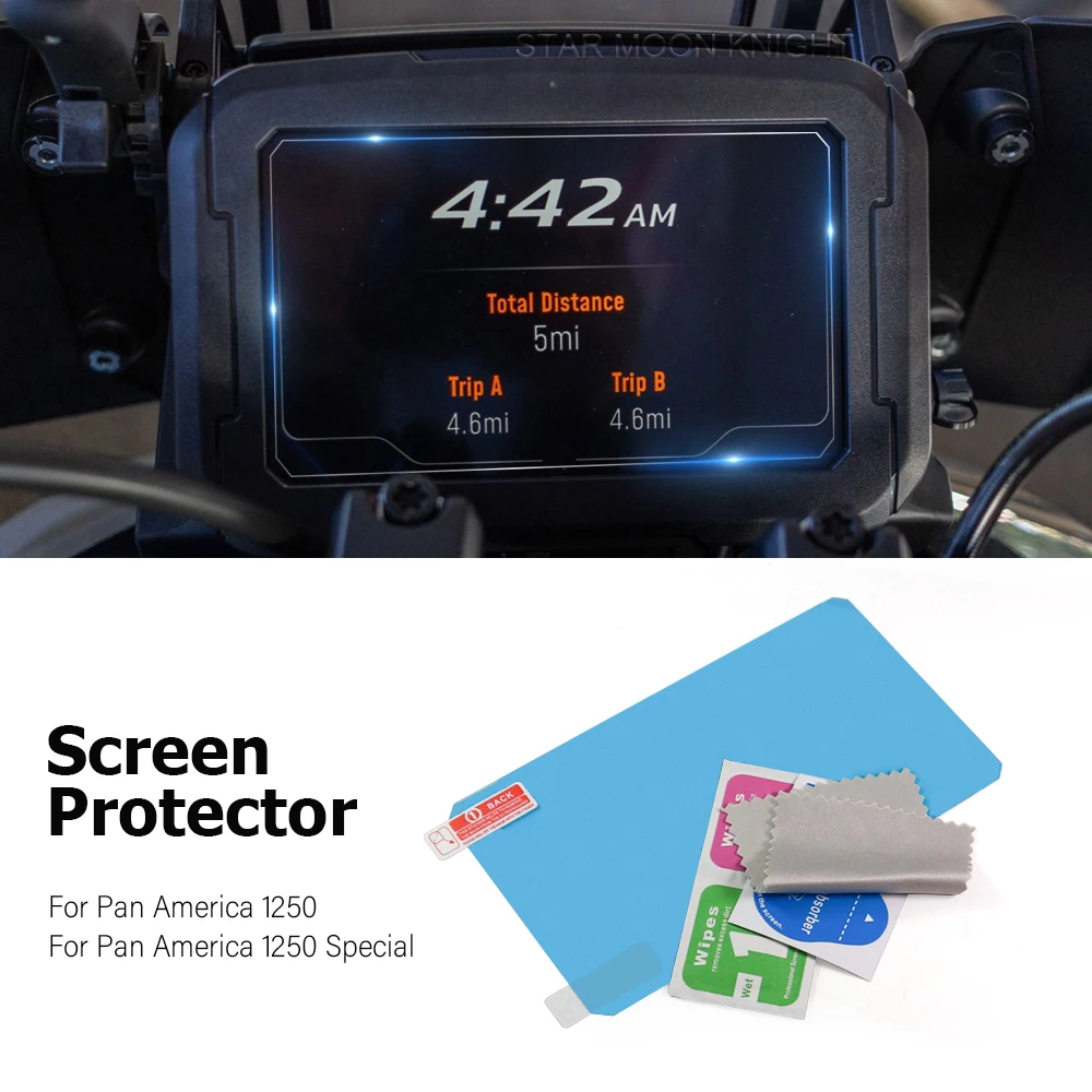 For Pan America 1250 Special RA1250 Motorcycle Accessories Display Protection HD TPU Instruments Film Screen Scratch