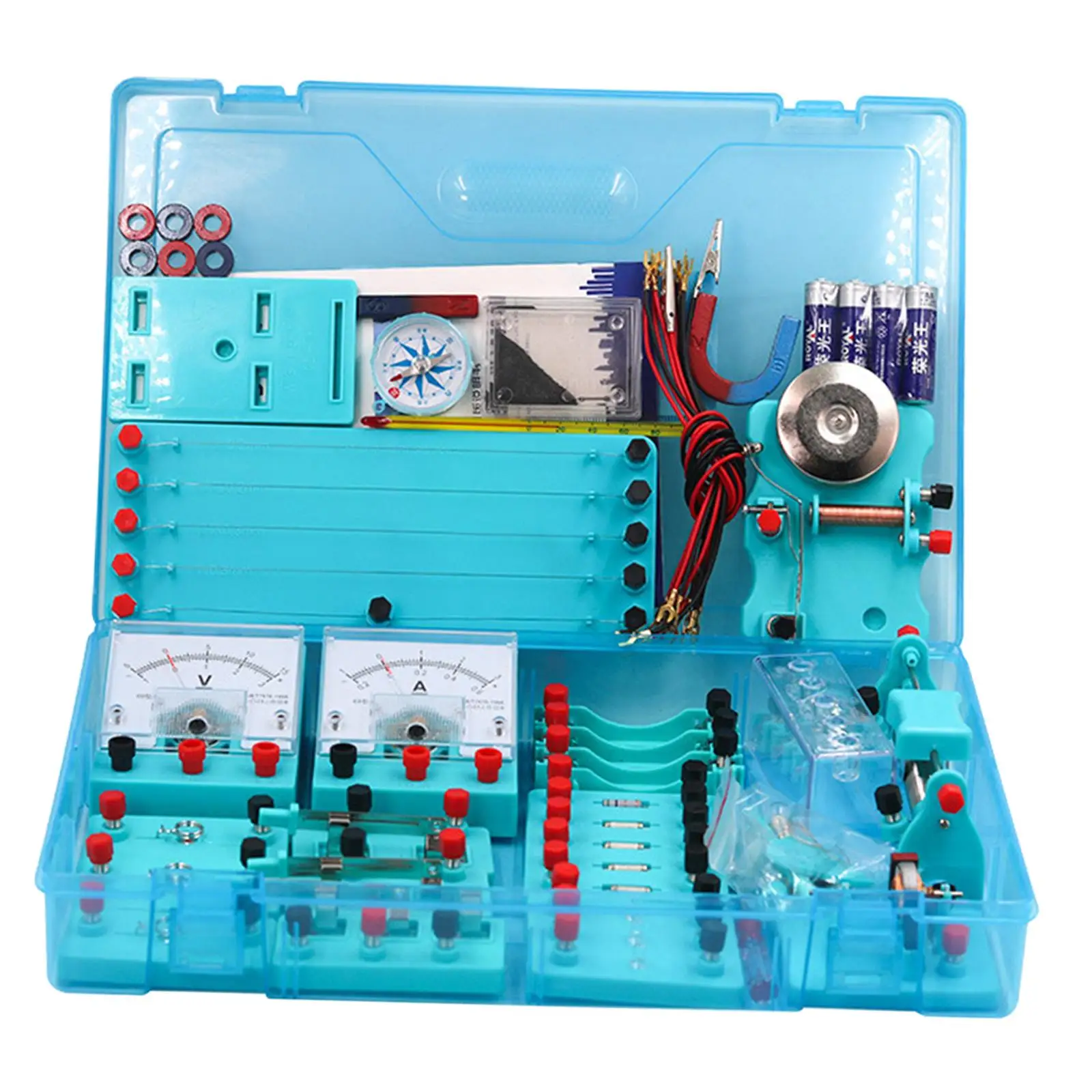 Experiment Kit Children Science Electric Circuit Learning Educational Magnetism Lab Set for Junior High Student