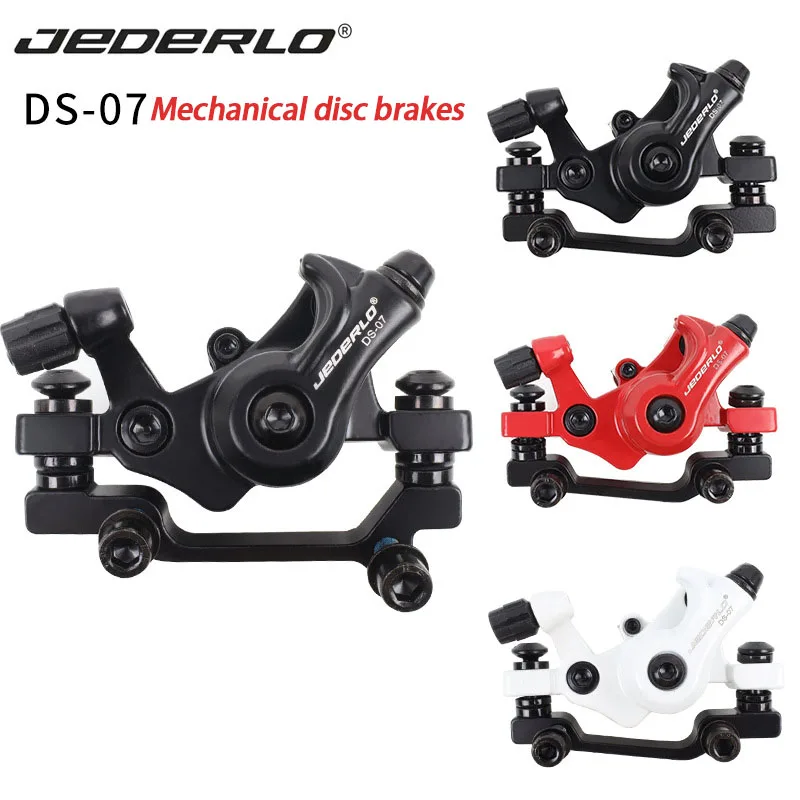 JEDERLO Mountain Bike New Disc Brake F180/R160 F160/R140 Mechanical Pull Cables Front and rear disc brake drive caliper MTB part