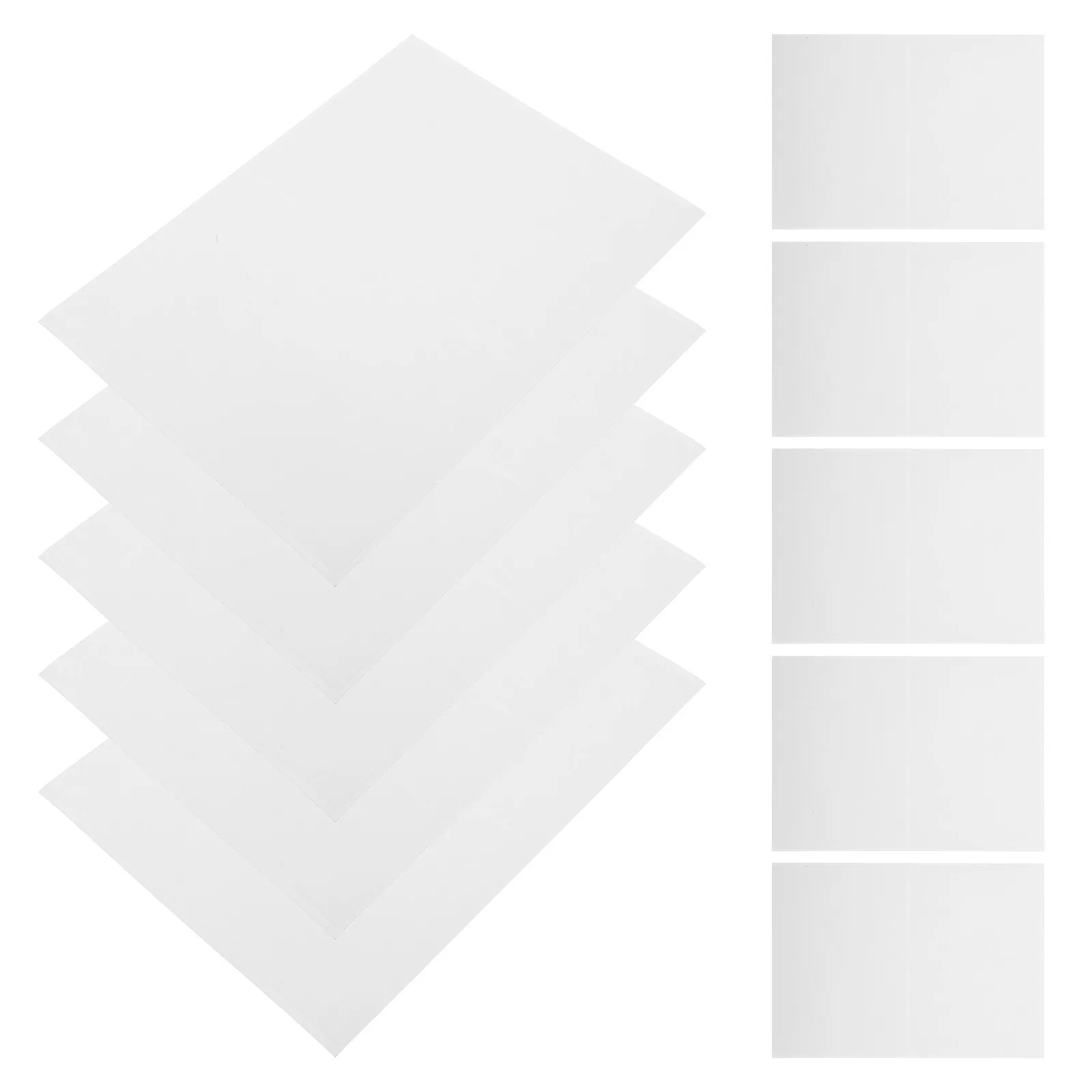 

50Pcs Storage Bin Label Stickers White Blank Removable 6x4 Inch Organizing Packing Moving Boxes Peel Off