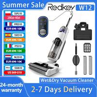 Redkey W12 Wireless Wet Dry Vacuum Cleaner Multi-Surface Smart Cordless Mop Floor Washer Handheld Household Self-Cleaning