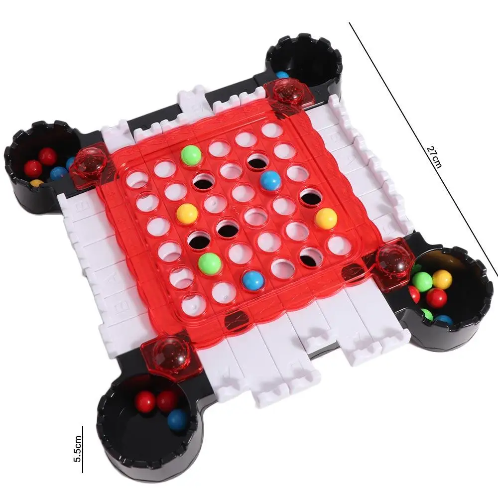 การคิดเชิงตรรกะ Rainbow Ball Elimination เกมปริศนาสีสันลูกปัดสีสันสดใส Match เกมพลาสติก STACKABLE BOARD ลูกปัดเกม