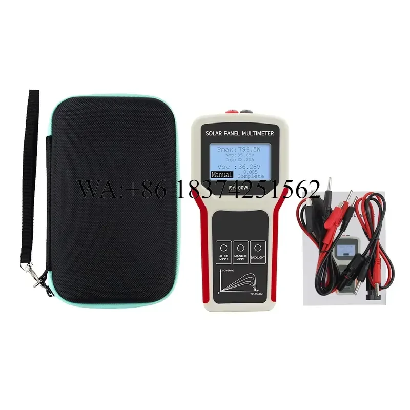 Wmwmnu for EY800W LCD Display Solar Panel MPPT Tester Photovoltaic Power Supply Multimeter