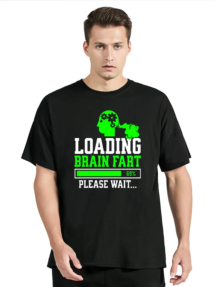 Humor Warning Fart Now Loading Please Stand Back Men Graphic T-shirt Woman Casual O-neck Loose Tees for Summer Vintage Tops