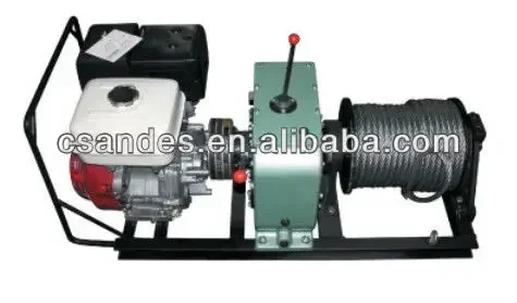 HOT SALE Petrol engine powered winch gearbox