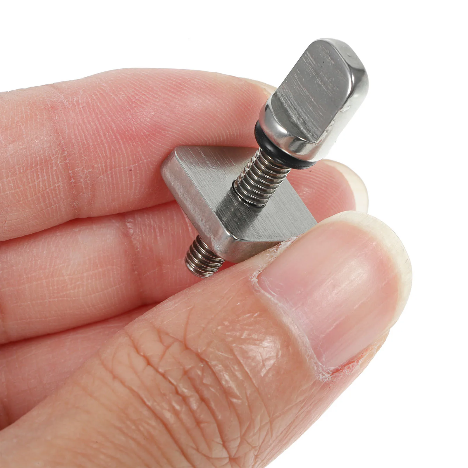

Paddle Board Fin Screw Stainless Steel Replacement Tail Fin Fastener Strong Wear Resistant Secure Hold for Surfboards Extended