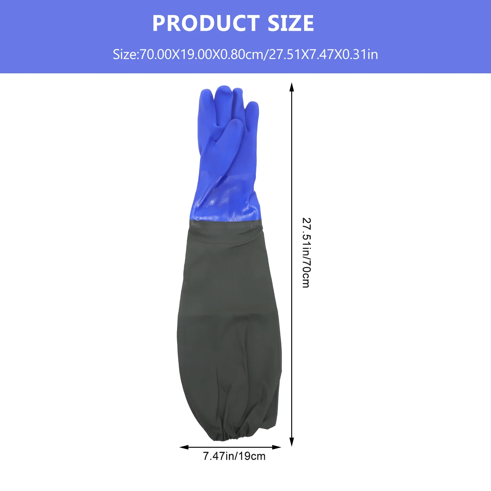 Extra Long Waterproof Gloves Fishing for Men Cleaning Professional Planting Outdoor Major Garden Accessory Portable Gardening