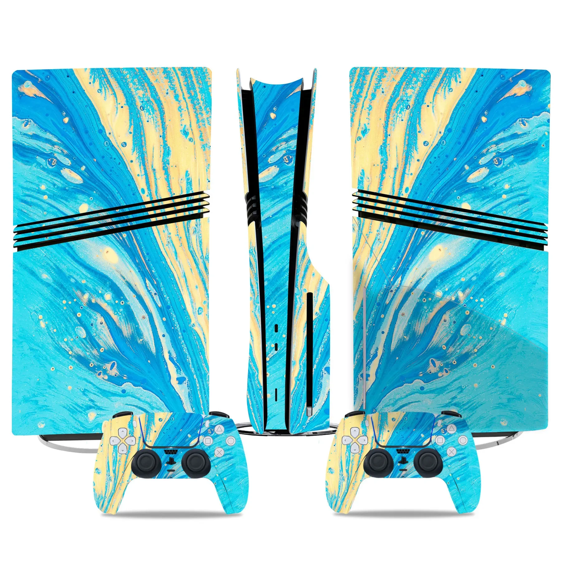 Nuevo Anime PS5 Pro disco piel pegatina Protector calcomanía cubierta para controlador de consola PS5 Pro disco piel pegatina vinilo