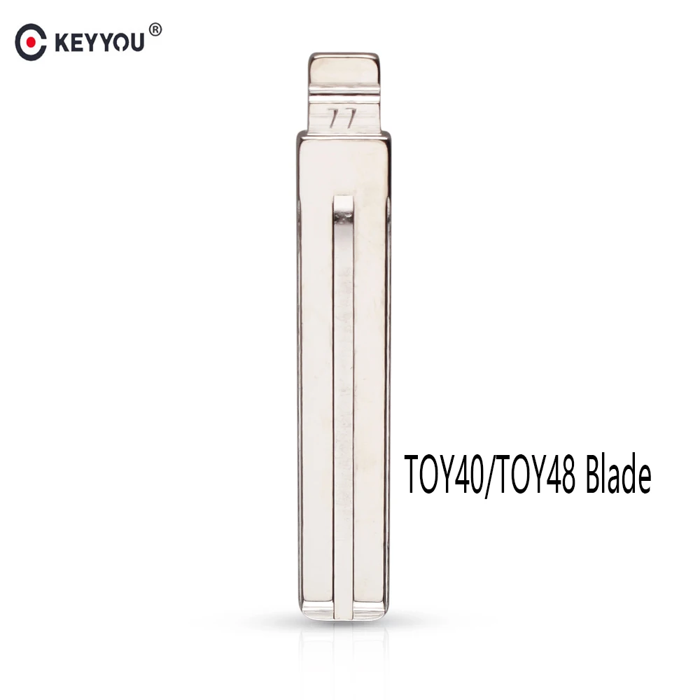 KEYYOU Metal Key Blank 77# HY22 TOY40 TOY48 for Hyundai Kia Lexus Toyota Key Blade for KD Keydiy Xhorse VVDI Remotes Universal