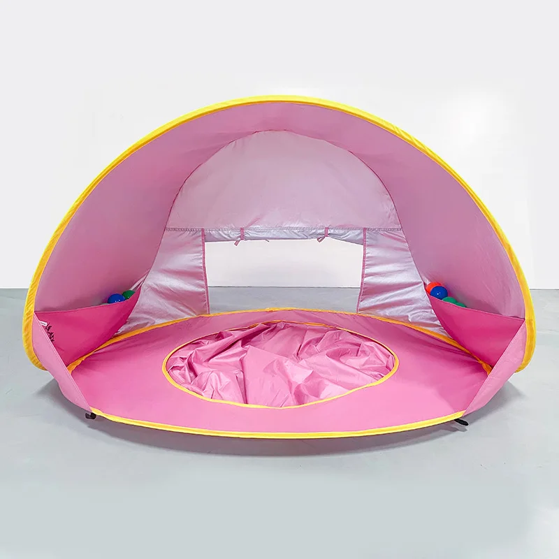 Portable Pop-Up Baby Pool Tent with UV Protection Durable Polyester Infant Sun Shelter Sunshade for Beach Wholesales Product
