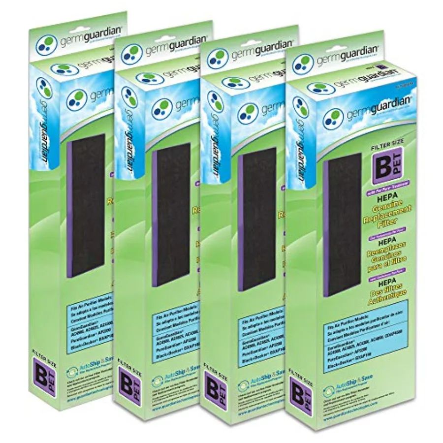 

Pet Pure HEPA Genuine Replacement Filter B Removes 99.97% of Pollutants for AC4825 AC4820 AC4850 AC4870 CDAP4500 AC4900 AC4300