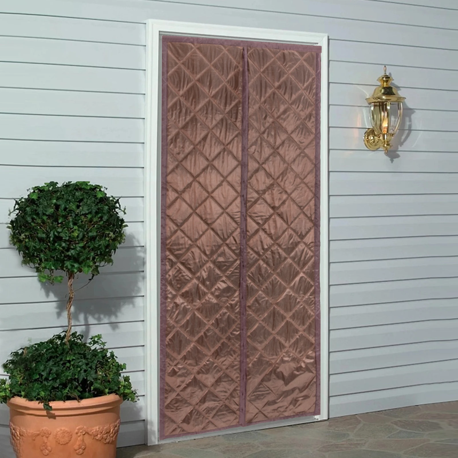 Door Curtain, Waterproof, Magnetic Closure, Insulating, UV-Resistant, Easy Install