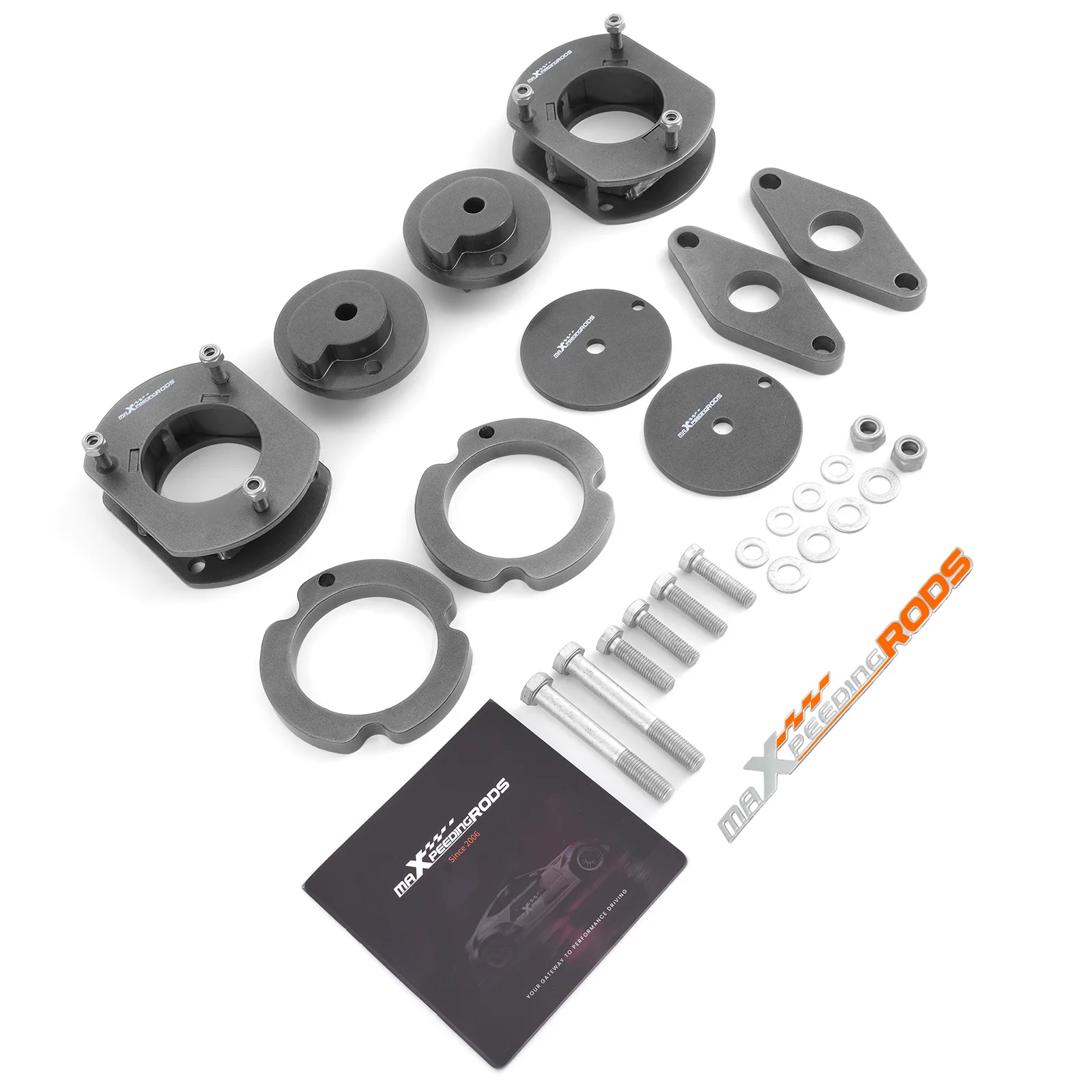 

2.5" Leveling Lift Kit Shock Spacers for Jeep Grand Cherokee WK2 2011-2022