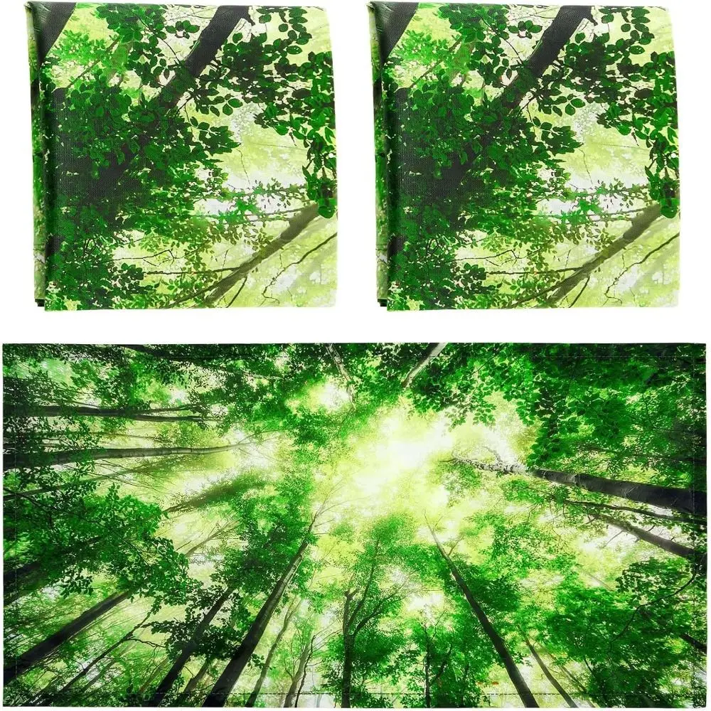 122*61cm Lampshade 14 Styles with 10 Magnetic Buckles Fluorescent Light Covers Anti-glare Sky Fabric Lampshade Hospital