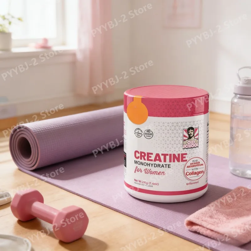 

Creatine Powder--Monohydrate Powder with Collagen & BCAA -Unflavored Supplement,daily Sports Nutrition Supplement