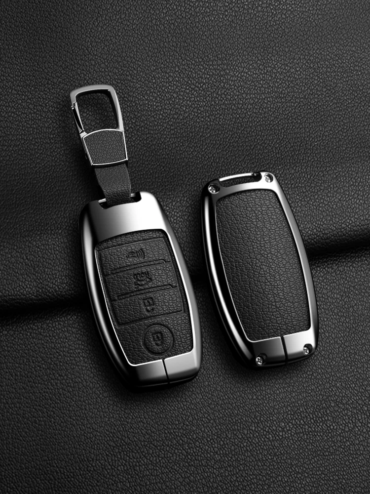 Hohe Qualität Zink-legierung Leder Auto Schlüssel Fall Abdeckung Für KIA Sportage Cerato Optima K2 K3 K4 K5 RIO Picanto Soul Sorento Sedona – Detail 10