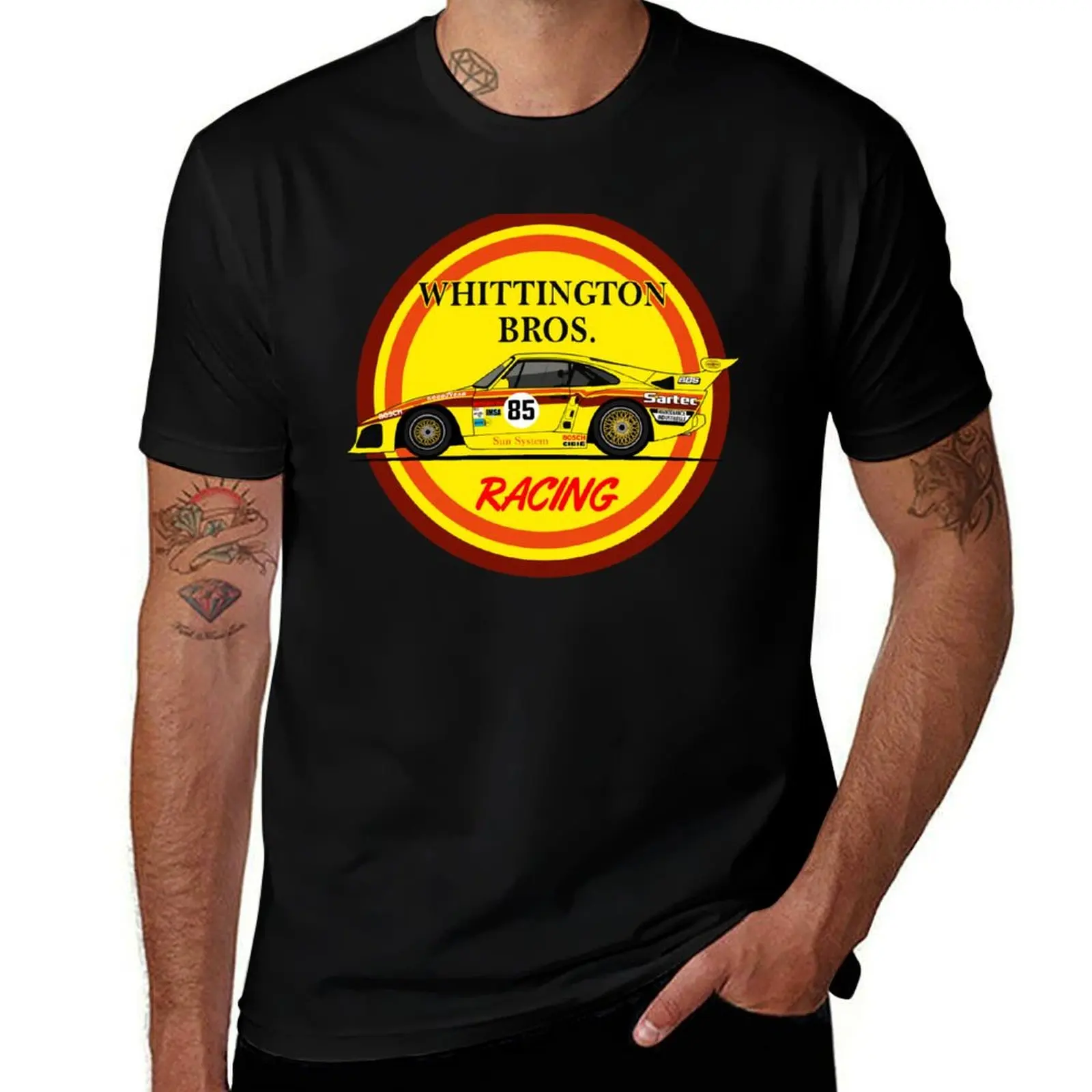 

cotton quality anime racing t t oversize high T-Shirt man shirt t shirts Whittington cotton shirts 1980 bros