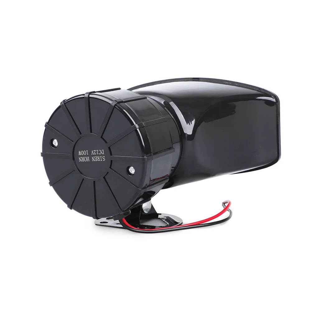 Alarm-Megaphon für Autos, Original Polizeisirene, Lufthorn-Lautsprecher, Polizeihorn, Claxon-Horn, 120 dB laut, 12V 100W, Polizei-Radarmelder – Detail 6