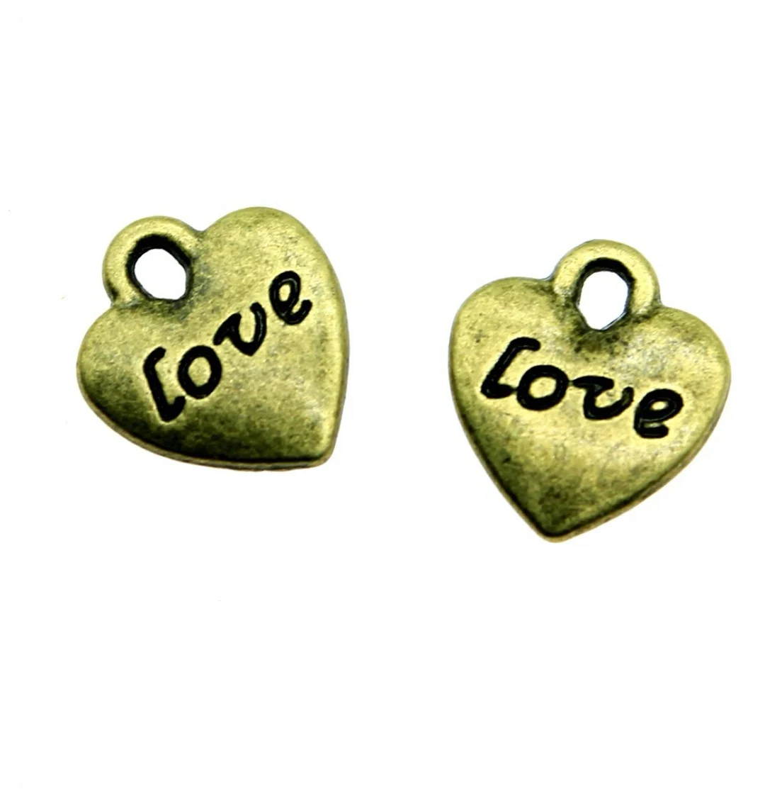 

30pcs 11x10mm Zinc alloy metal tibetan silver,antiqued bronze plated charm T2034