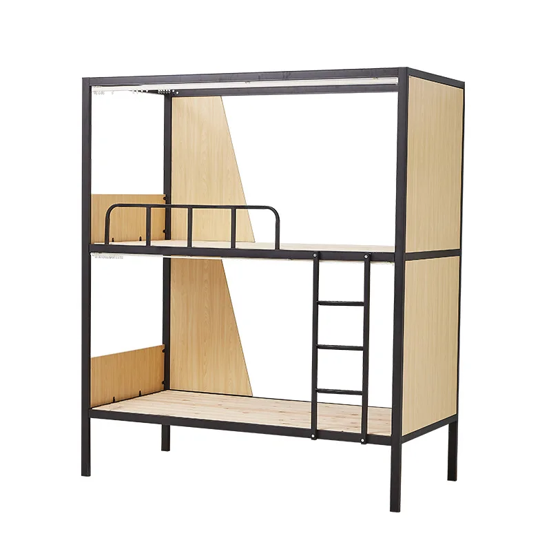 School, students, double bunk, bunk bed, iron frame bed, factory, staff dormitory, steel