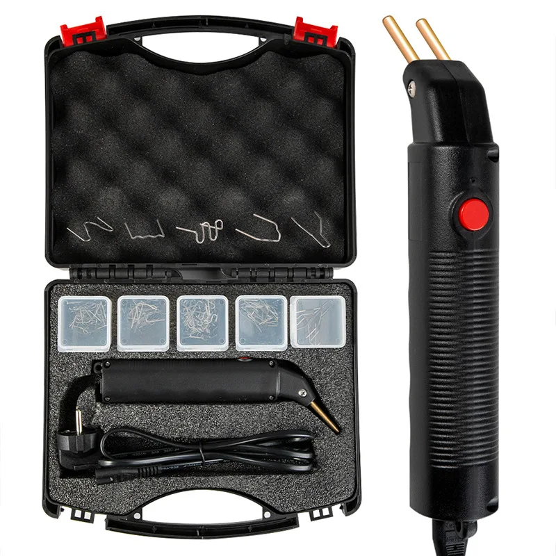 

Plastic Welder Kit for Bumper Repair Hot Stapler Welding Gun Plastic Welding Repair Kit with Carry Case