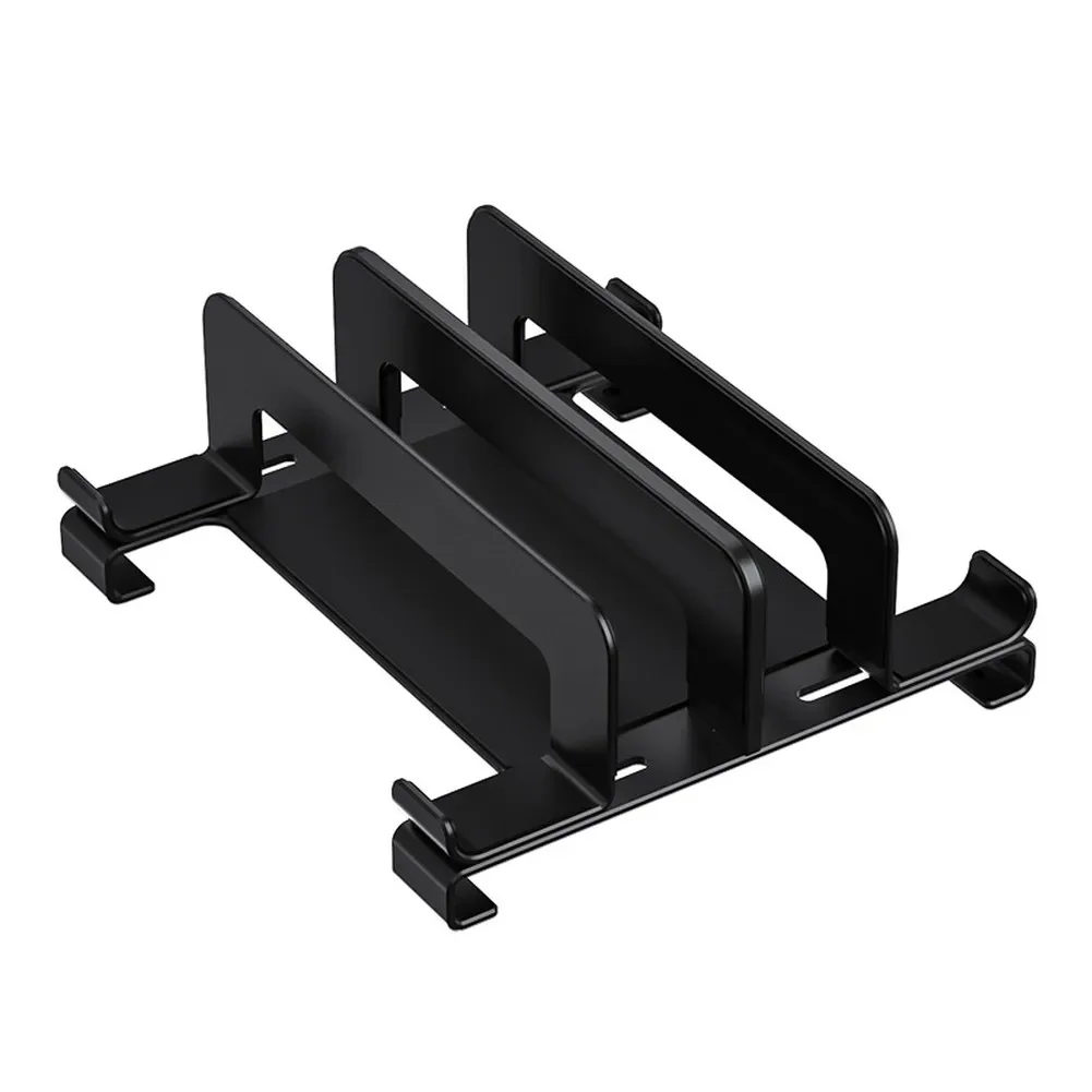 Compact Laptop Stand for Vertical Storage with Optimized Airflow Path and Minimal Desk Footprint for Busy Workspaces
