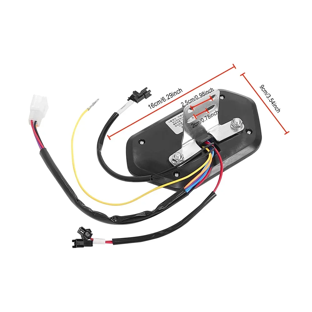 Bici elettrica cruscotto universale Display LCD 48V 60V 72V misuratore pannello di controllo contachilometri tachimetro per E-Bike/Scooter elettrico