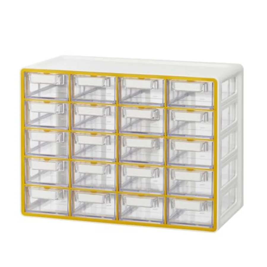 

Small Cabinet Stackable Organizer for Hardware, Beads, Plastic Bricks, Office, and Craft Storage Made in Korea