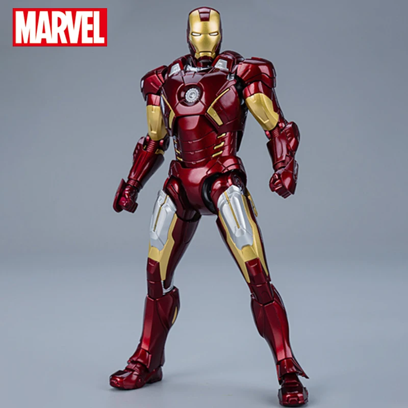 Fondjoy Marvel Iron Man MK7 Assemble Toy Iron Man Model 15cm ABS Material 1/12 Scale Action Figures Toy Birthday Gifts For Boys