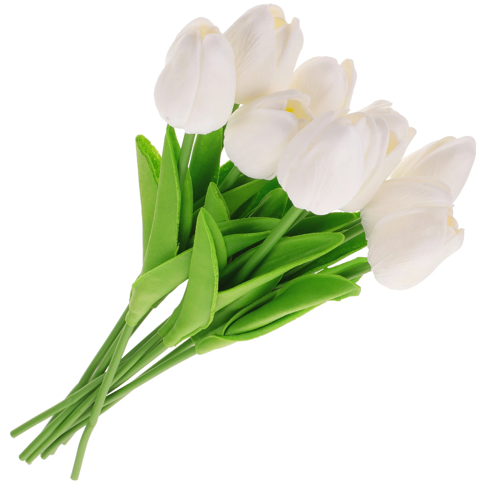 

10pcs Artificial Tulips Flowers Decoration Stems Home Outdoor Arrangement Fake Bouquet Stylish Decorative Natural Scenery Easy
