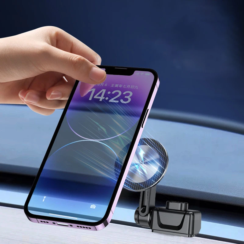 for Tesla Model 3/Y/HIGHLAND 2024 Car Phone Holder Screen Side Mount Magnetic Wireless Charger Fast Charging BYD Atto 3