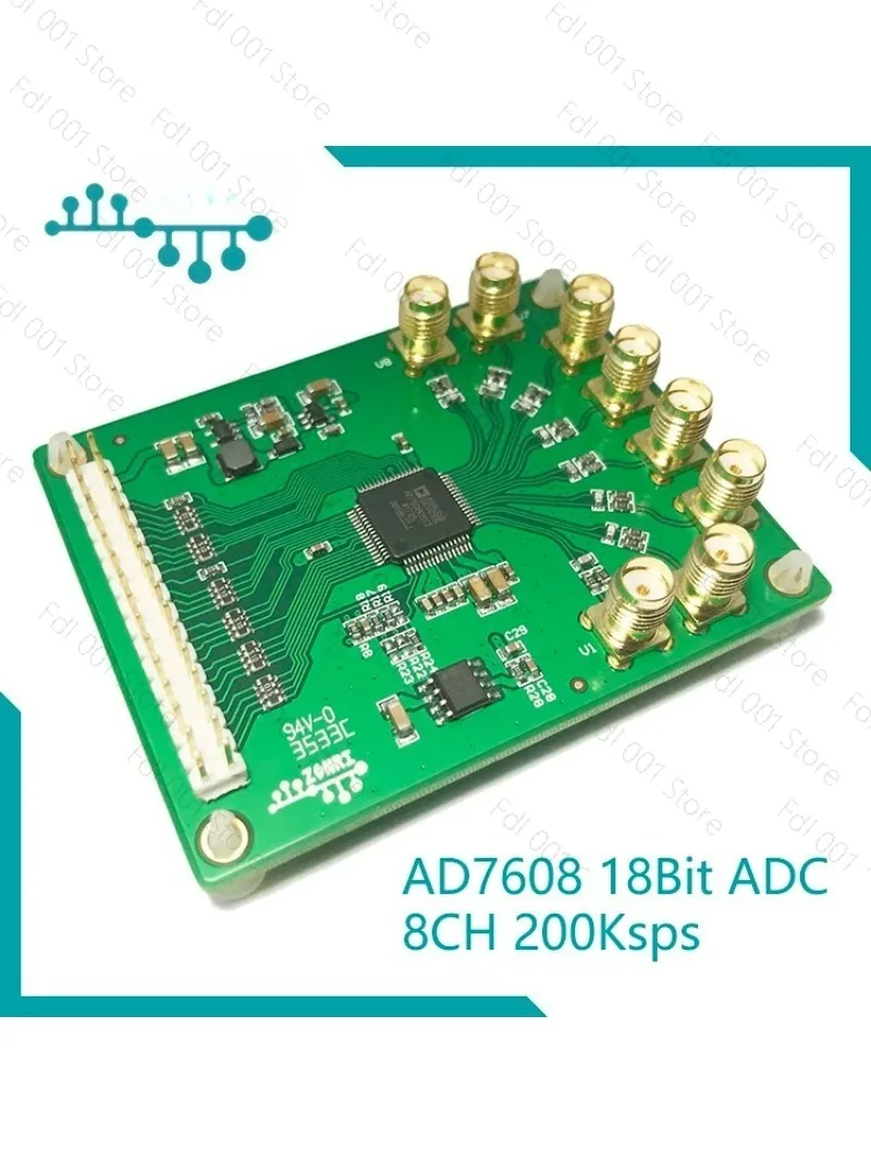 2026  AD7608 data collection module 8-channel 18Bit ADC module, external reference 18-bit/200kbps