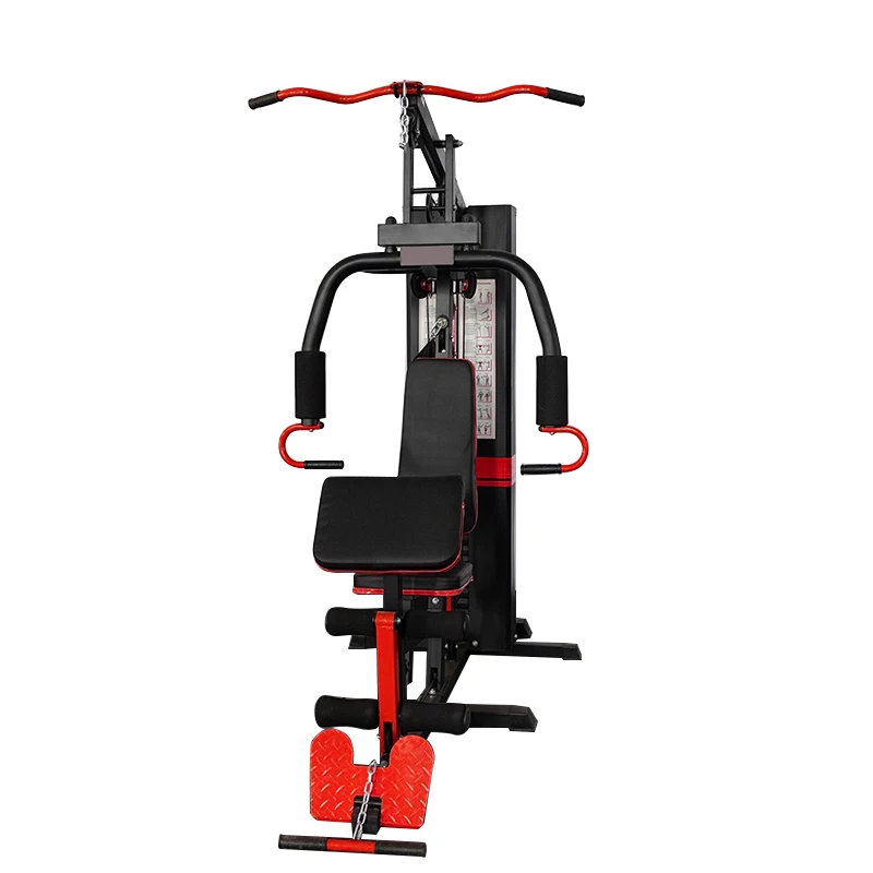 SRhxq Unisex Home Use Strength Fitness Equipment Single Station Multi-Function Integrated Trainer Steel Chest Shoulder Back