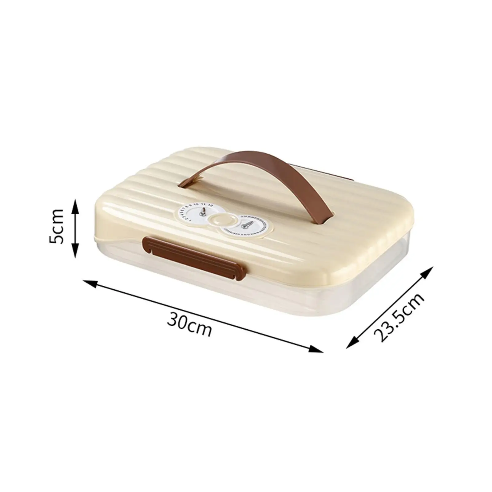 Dumpling Storage Box Food Preservation Tray Easy Clean Stackable Refrigerator Food Shelf Bins Box Food Container for Cookie