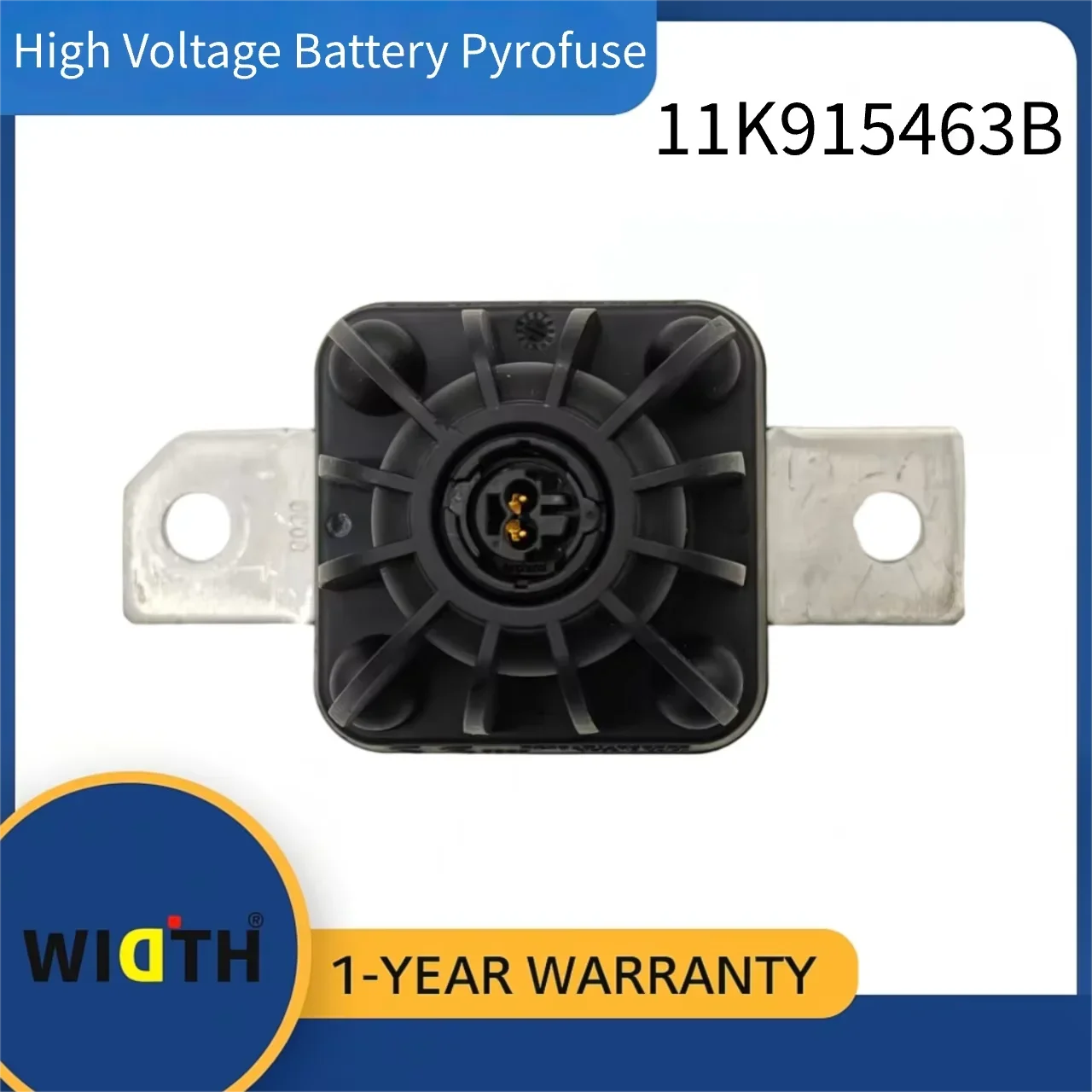 

Высоковольтный пиропредохранитель 11K915463B / C для аккумуляторных батарей VW ID.3, ID.4, ID.5, ID.6, ID.7, ID.Buzz 2020-2025, Audi Q4 E-tron, Skoda 2021-2025