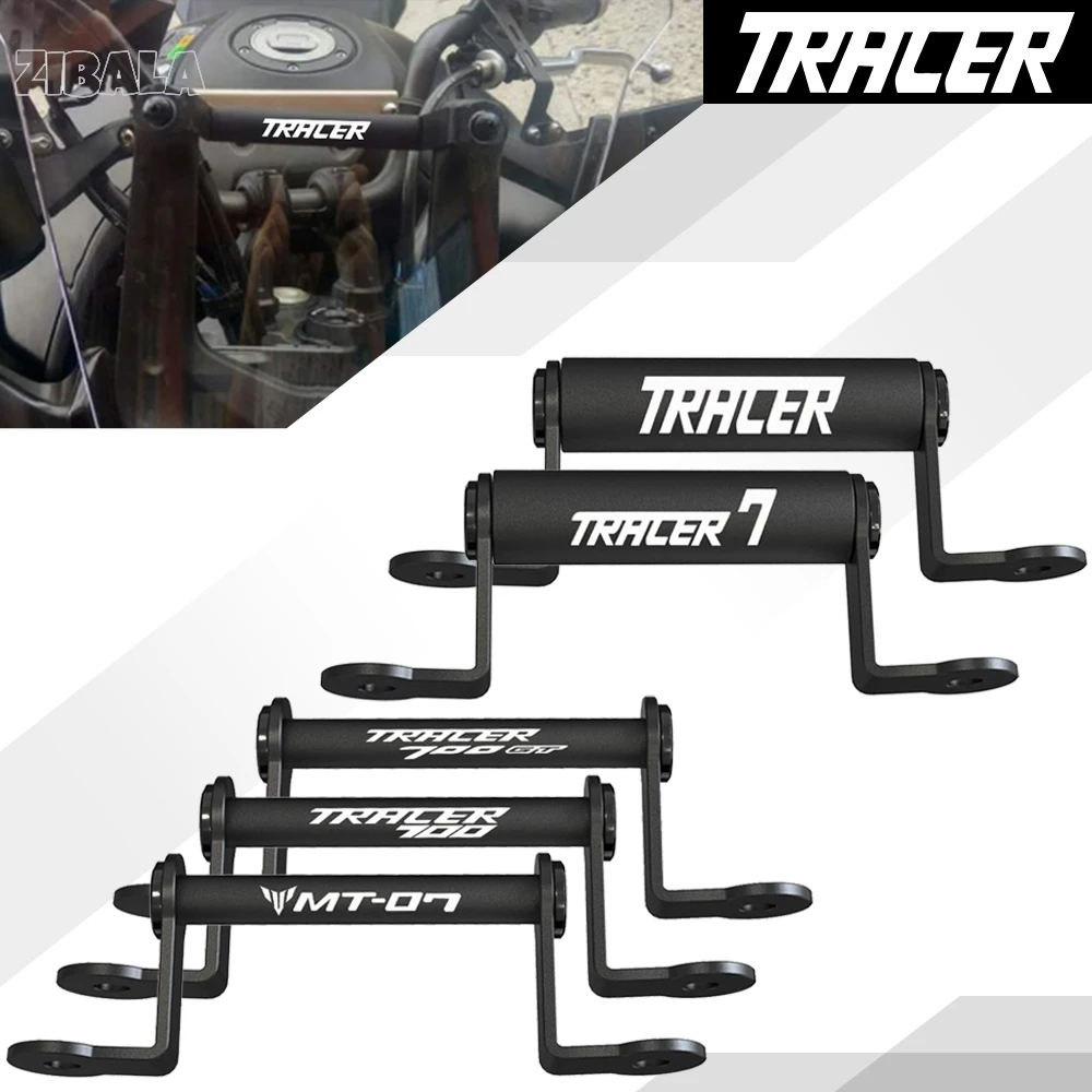 

For Yamaha MT-07 Tracer 7 700 GT Tracer7 2016 2023 2024 Motorcycle Phone Holder Stand GPS Navigation Plate Bracket 12/22MM MT 07