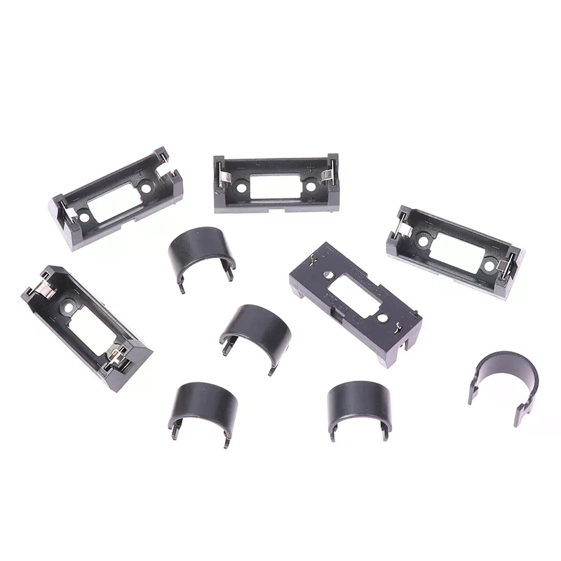 5 PCS Plug-in CR123A Battery Holder 16340 Battery Box LIR123A Battery Storage Box CR123A Battery Box Cover For PCB DIY
