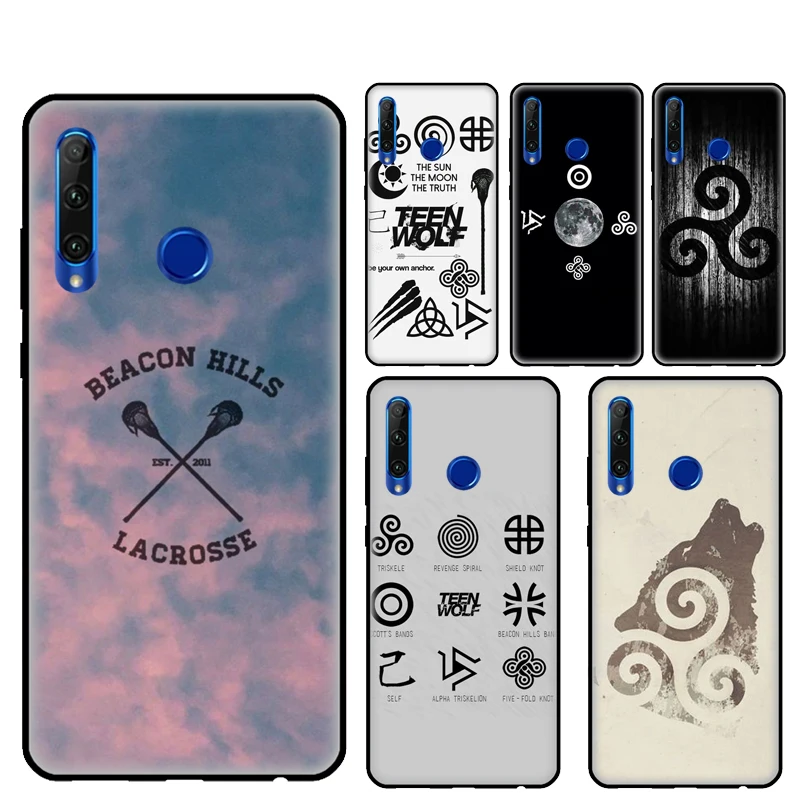 teen wolf symbols Case For Honor Magic 7 5 6 Lite Honor 200 Pro X8b X9a X8a X8 X9 X9c X9b 50 70 90 Lite Cover