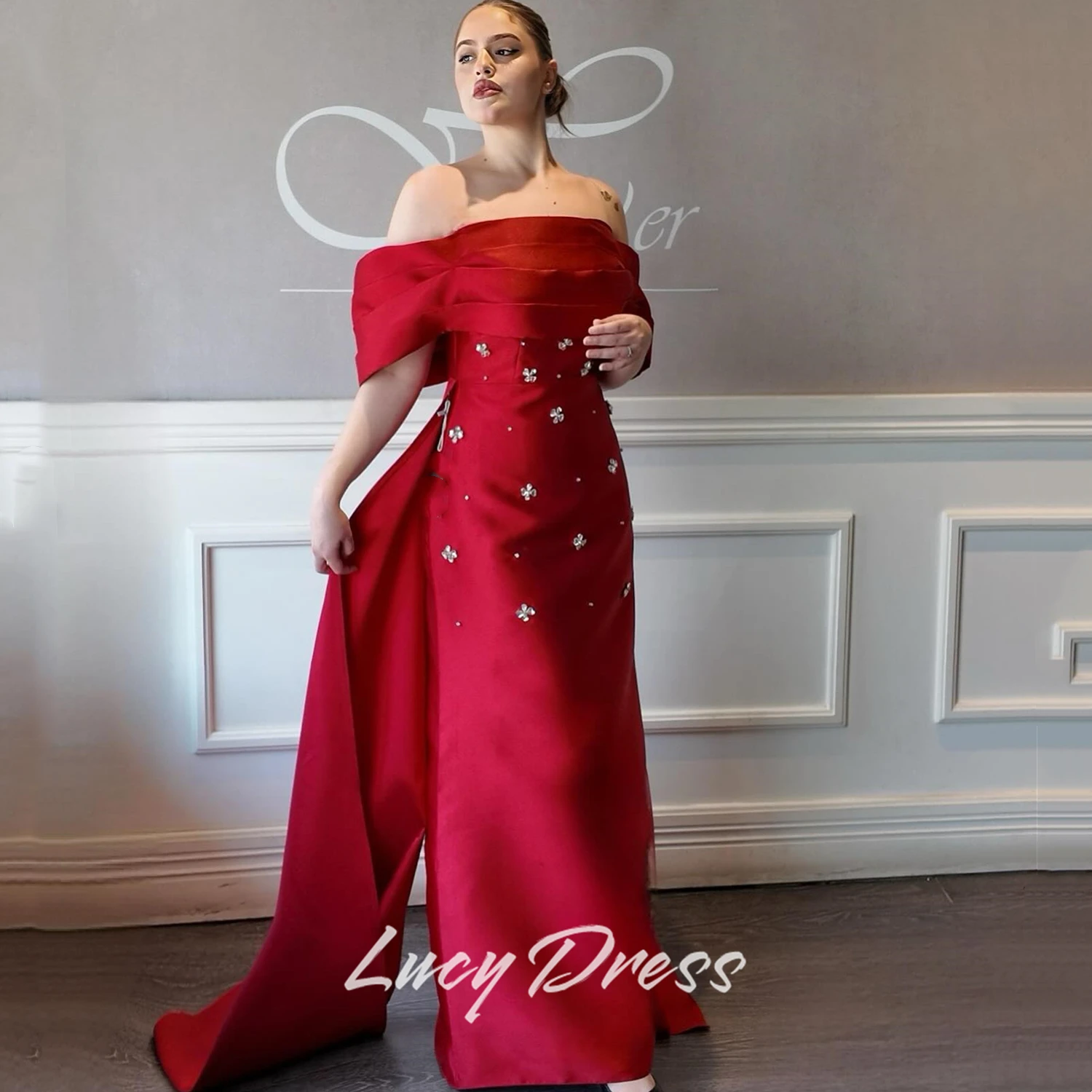 

Lucy Customized Prom Dress Grace Women Evening Dress for Wedding Guest Elegant Party Dresses Wedding Party Dress Dresses Gala