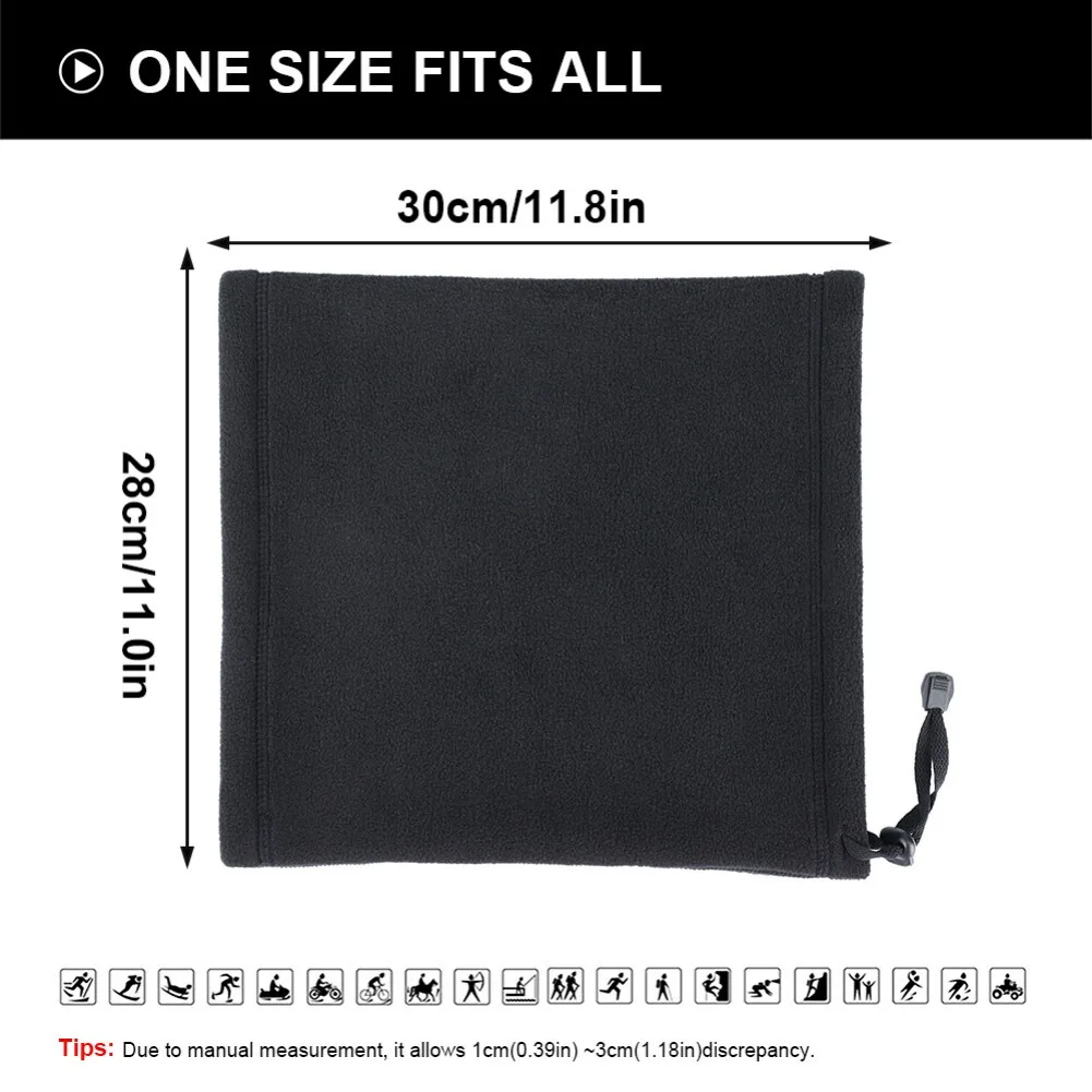 Inverno pescoço mais quente gaiter cachecol ajustável caminhadas ciclismo esportes à prova de vento velo máscara facial de esqui para homens mulheres tempo frio