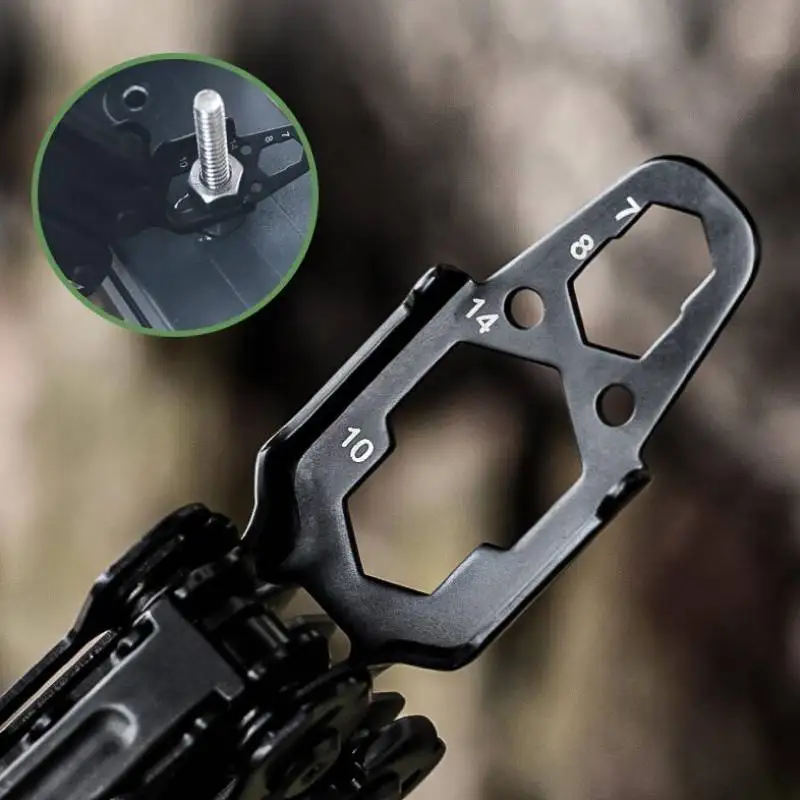 Daicamping DL2 Folding Army Swiss Utility Knife Multitools Tactical Combination Survival Plier Multifunctional Multi Tool Knife