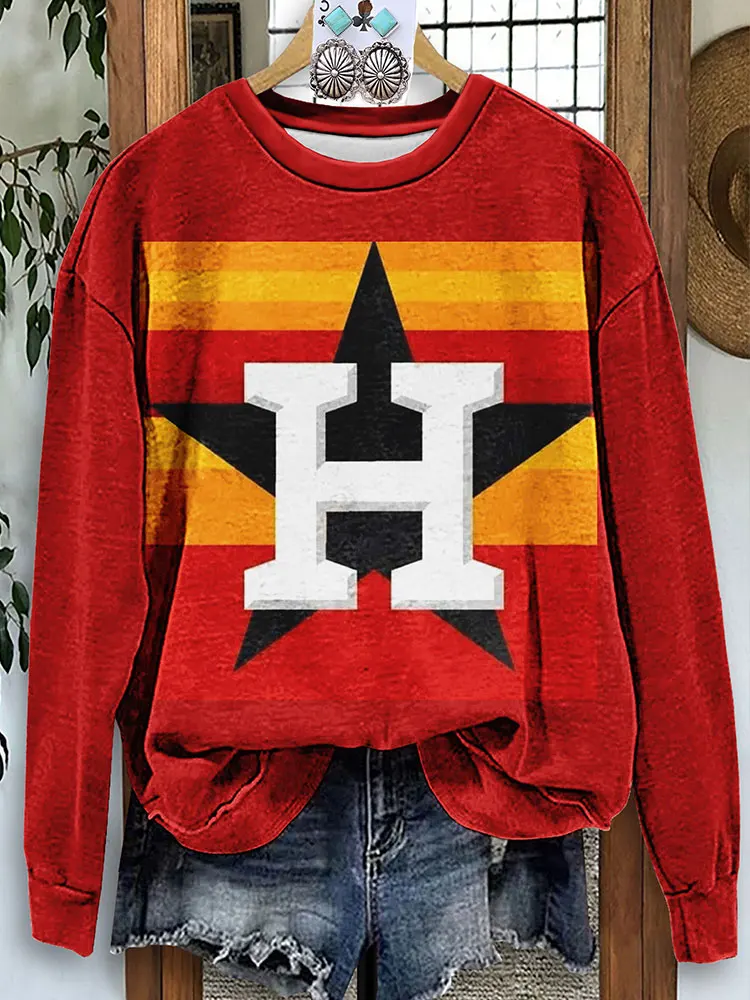 

Винтажный свитшот с принтом Gameday H