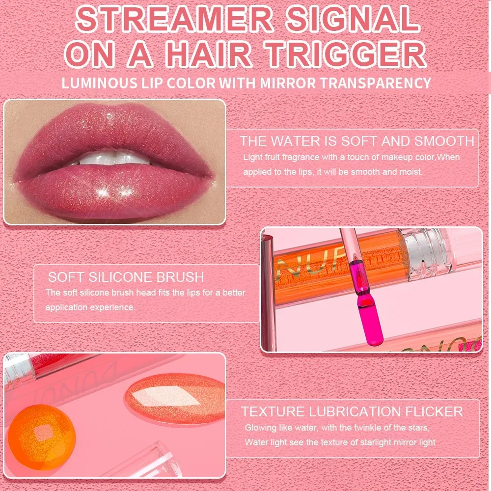 DUNUF New 3 Color/Set Magic Waterproof Colour-Changing Lipstick Lip Balm Beauty Accessories Prevent Lipstick Fruity Smell Lips