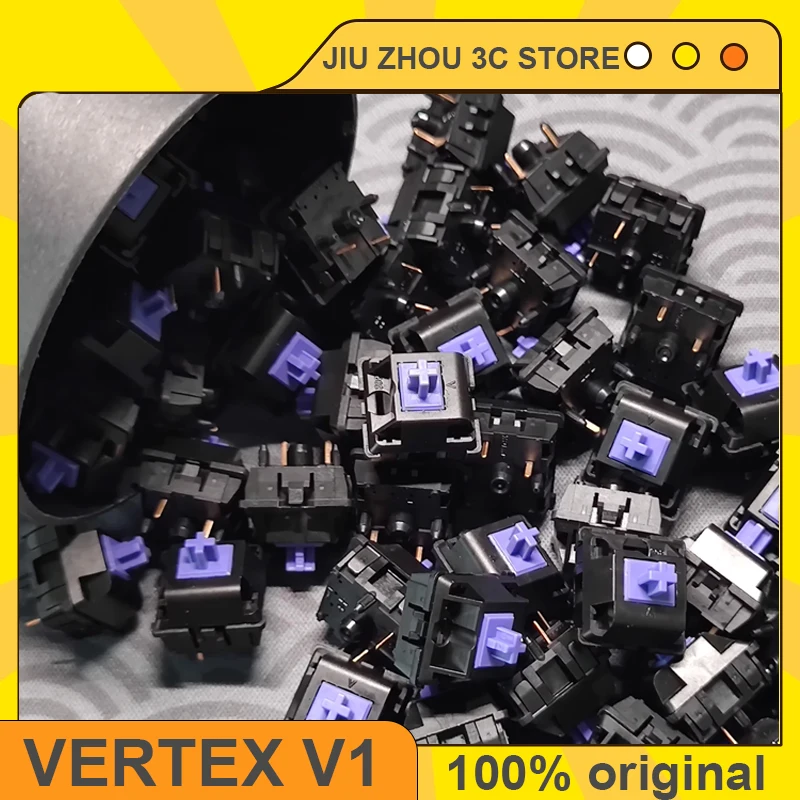 VERTEX Studio V1 Linear Switches Jwick For Mechanical Keyboard DIY Factory Lubed Version Custom PC Gaming Keyboard Switches