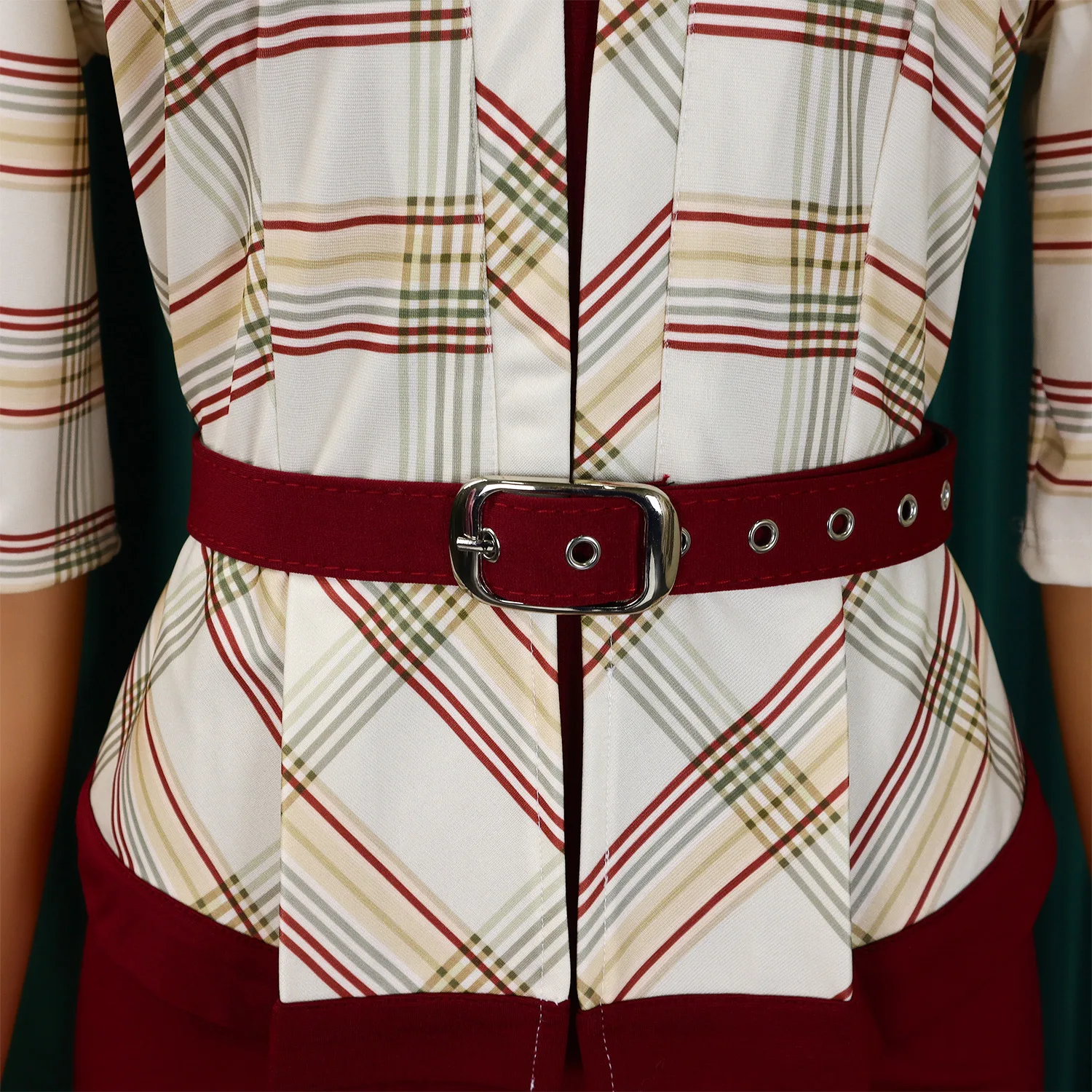 Big size women autumn/winter new fashion temperament commuter bag buttock patchwork dress