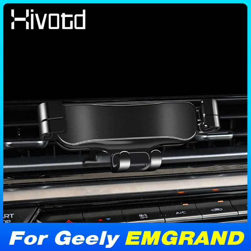 

Rotation Car Air Vent Clip Mount Mobile Phone Holder Phone Stand Support Auto Interior Accessories For Geely EMGRAND 2022-2024