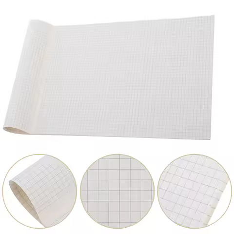 Graphing Paper Notebook 40 Sheets Thickened Grid Paper Large Capacity Engineering Drafting Math Drawing Pad A4 Grid Composition